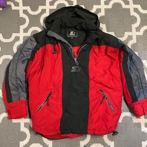 Men’s Vintage Starter Pullover Jacket medium